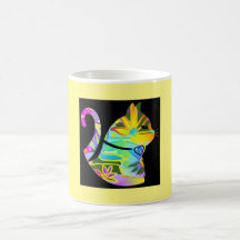 Mellow Yellow Cat Coffee Mug