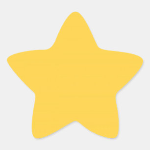 Mellow Yellow (Gold coloured), Star Sticker