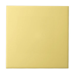 Mellow Yellow Solid Color Tile
