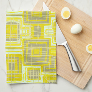 Mellow Yellow squared Tea Towel