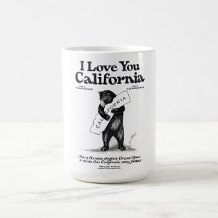 Melodic Attire: 'I Love You, California' Vintage V Coffee Mug