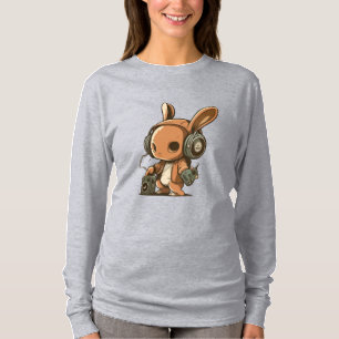 Melodic Bunny: A Musical Journey T-Shirt