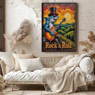 Melodic Depths, Vibrant Heights Poster