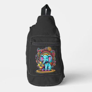 Melodic Elephant Sling Bag