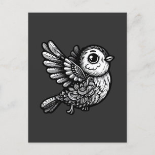 Melodic Songbird Serenity Postcard