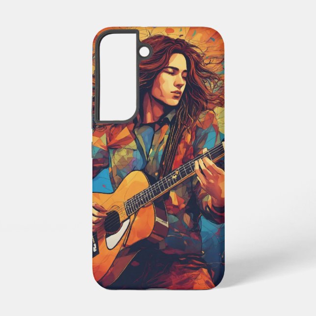 Melodic Whirlwind Samsung Galaxy S22 Case (Back)