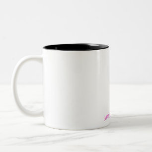 Melodies and Empowerment: Play Piano Like a Girl T Two-Tone Coffee Mug