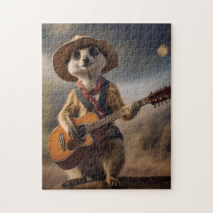 Melodies of the Savanna A Meerkat Guitar Serenade, Jigsaw Puzzle