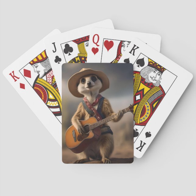 Melodies of the Savanna A Meerkat Guitar Serenade, Playing Cards (Back)