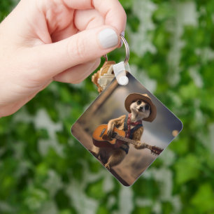 Melodies of the Savanna: Meerkat Guitar Serenade, Key Ring