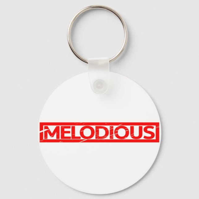 Melodious Stamp Key Ring (Front)