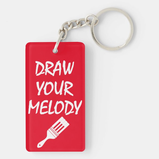 Melody brush key ring (Back)