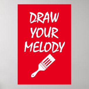 Melody brush poster