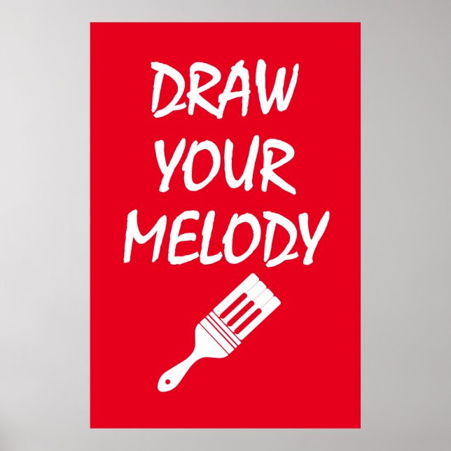 Melody brush poster (Front)