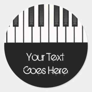 Melody Collection Classic Round Sticker
