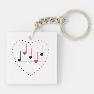 Melody of Love Key Ring