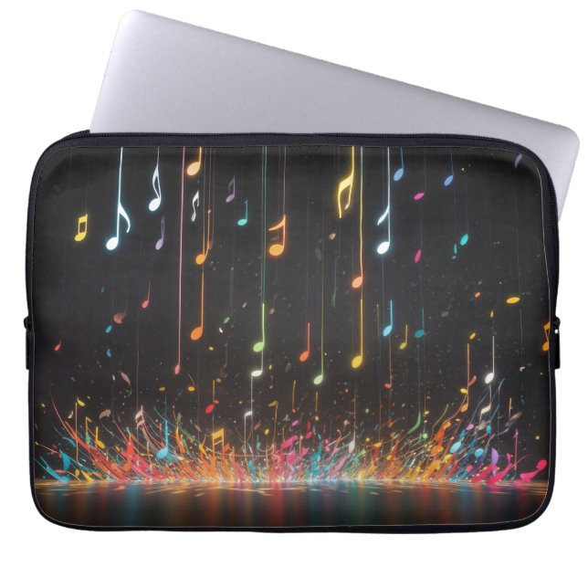 Melody Rain Laptop Sleeve (Front)