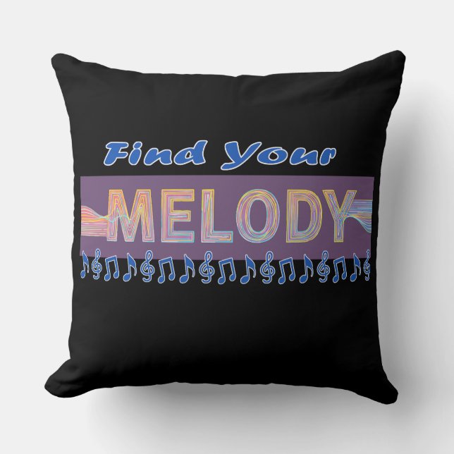 melody T-Shirt Cushion (Front)