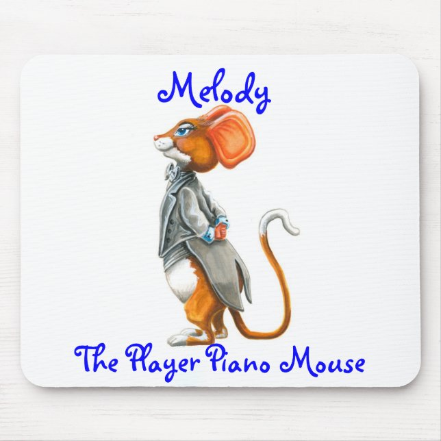 Melody, The Player Piano Mousepad (Front)