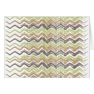 Melon Brandy Scribble ZigZag Pattern
