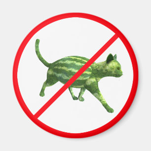 Melon Cats Prohibited! Magnet
