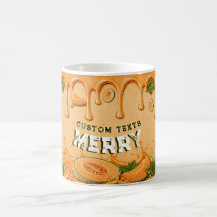 Melon Fruit Drip Art Vintage Garden Party Favor Coffee Mug