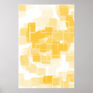 "Melon" Geometric Art Poster
