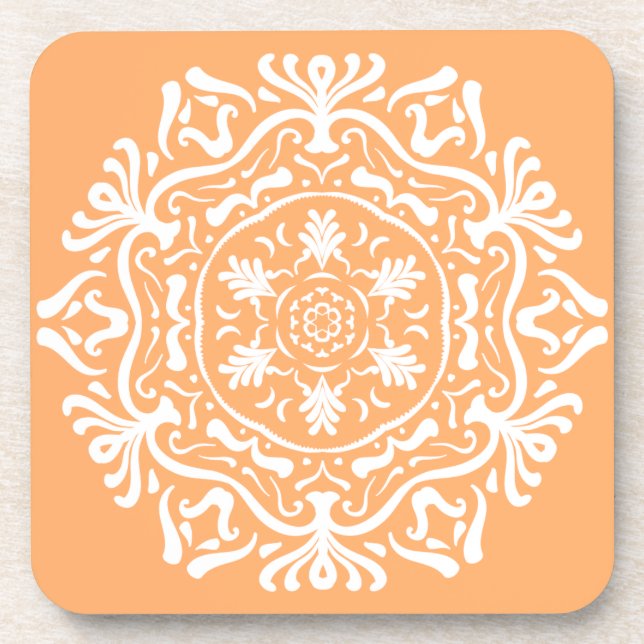 Melon Mandala Coaster (Front)
