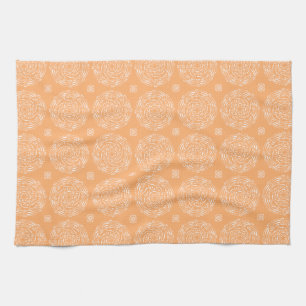 Melon Mandala Tea Towel