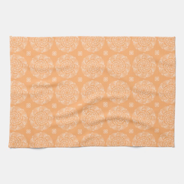 Melon Mandala Tea Towel (Horizontal)