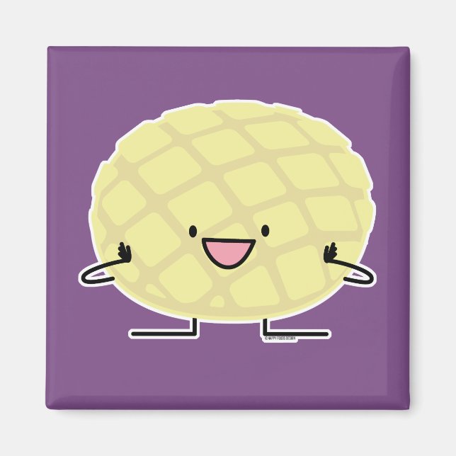 Melon Pan Japanese concha sweet bread patisserie Magnet (Front)