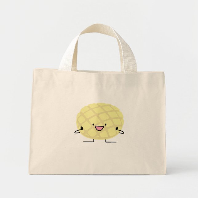 Melon Pan Japanese concha sweet bread patisserie Mini Tote Bag (Front)