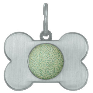 melon pattern pet tag