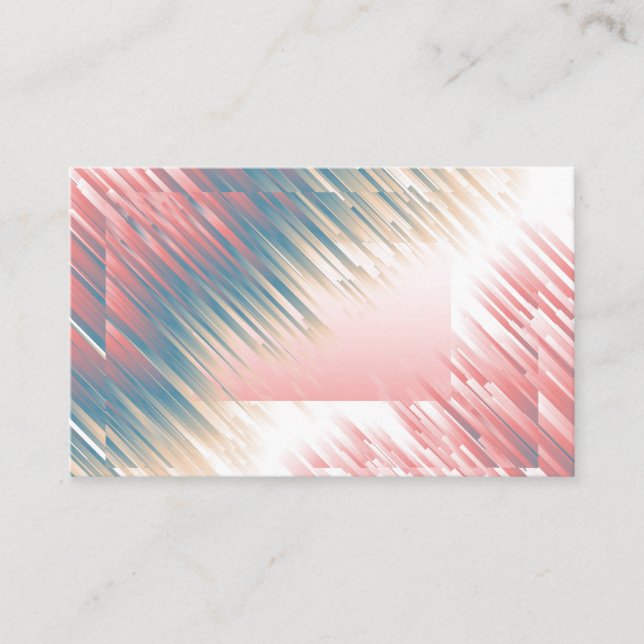 Melon Rainbow Gradient Business Cards (Front)