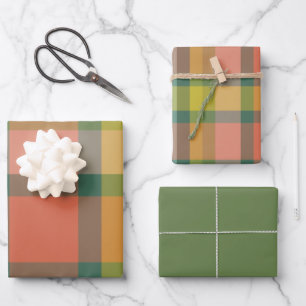 Melon Wrapping Paper Flat Sheet Set of 3