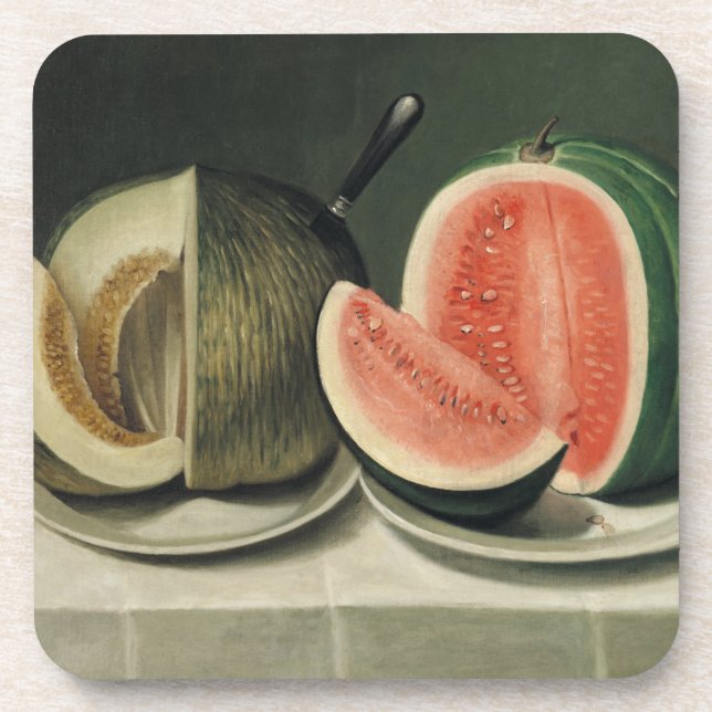 "Melons" art coasters (Front)