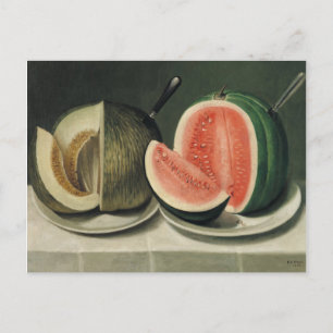 "Melons" art postcard