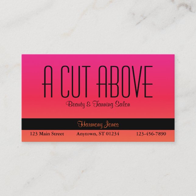 Melons Business Card (Front)