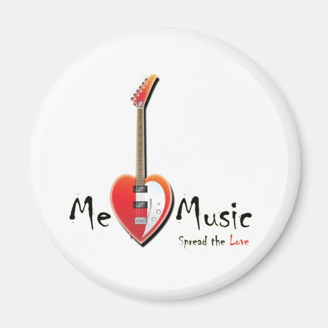 MeLoveMusic Magnet (Front)