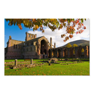 Melrose Abbey, Scotland Photo print