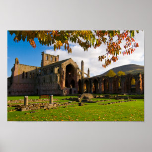 Melrose Abbey, Scotland Poster