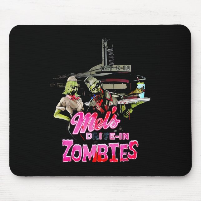 Mel's Die-in Zombies Halloween  Mouse Pad (Front)