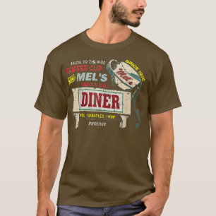 Mel's Diner from Alice distressed  T-Shirt