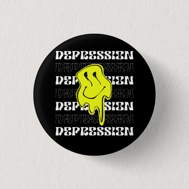 MELT_Depression_Black Button (Front)
