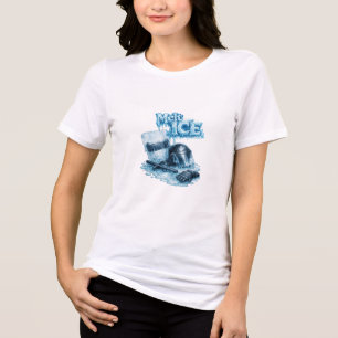 Melt ICE Political Protest Illustration Tri-Blend Shirt