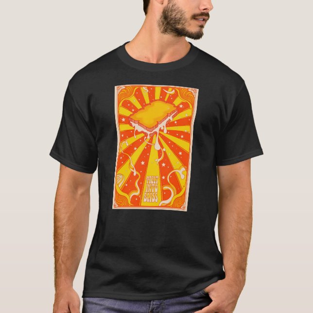 Melt Into Bliss Grilled Cheese Sandwich T-Shirt (Front)