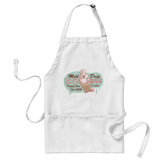 Melt 'n' Drip Soft Serve Ice Cream Apron (Front)