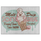 Melt 'n' Drip Soft Serve Ice Cream Cutting Board