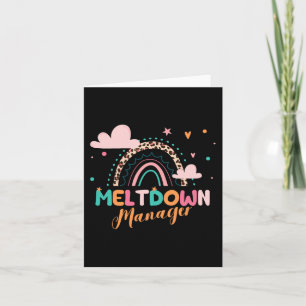 Meltdown Manager After School Daycare Provider Chi Card