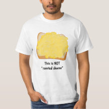 Melted Cheese on Toast - grilled snack